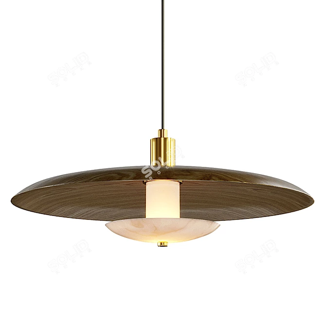 Reason Pendant Lamp: Stylish Lighting Solution 3D model image 2