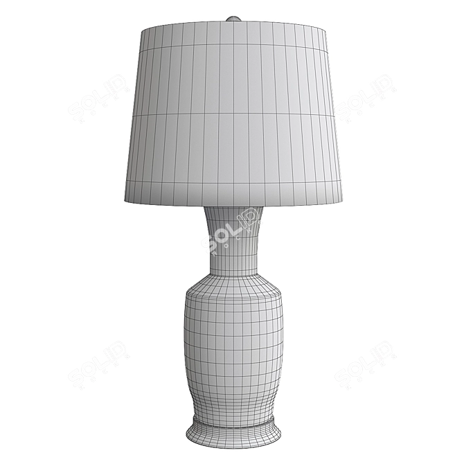 Elegant Bungalow 5 Alia Table Lamp 3D model image 2