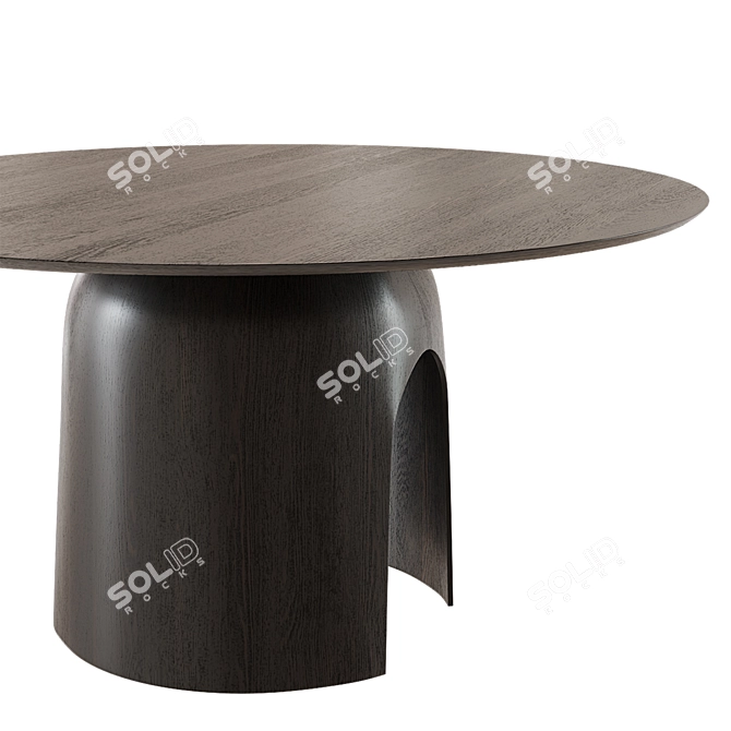 Title: Elegant BANNACK Dining Table by CASTE 3D model image 5