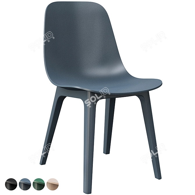 ODGER Chair: Modern Scandinavian Design 3D model image 3