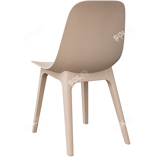 ODGER Chair: Modern Scandinavian Design 3D model image 5