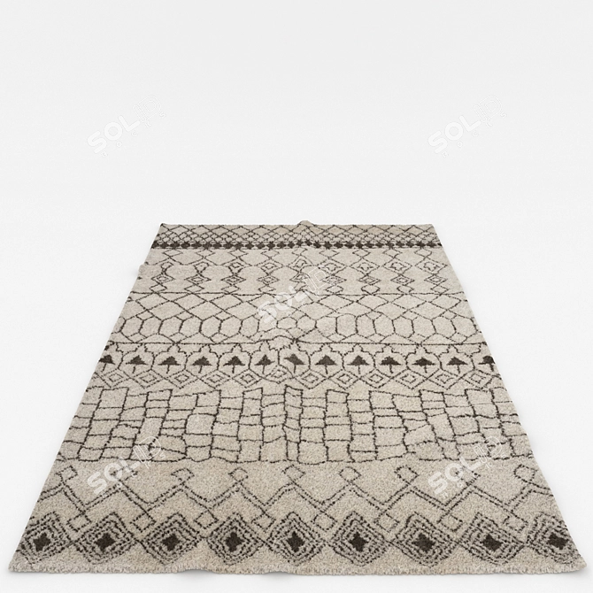 Versatile 3D Rug Set 3D model image 6