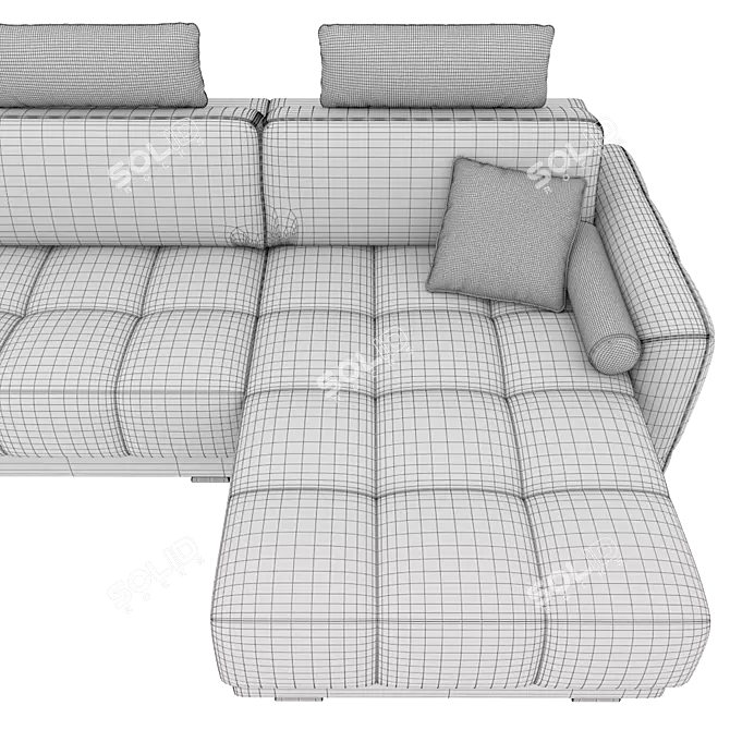 O'PRIME Modular Sofa Klaus 3D model image 4