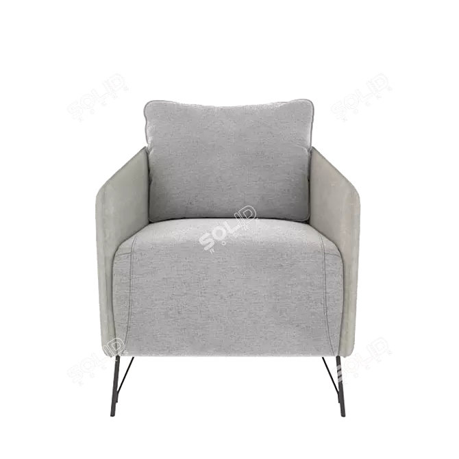 Prime Comfort Armchair 3D model image 1