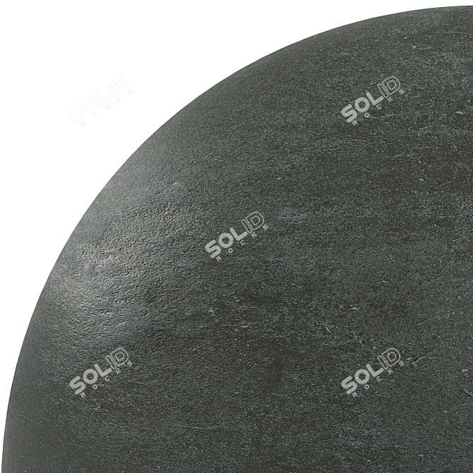 Dark Anthracite Cement | High-Quality PBR Material 3D model image 4