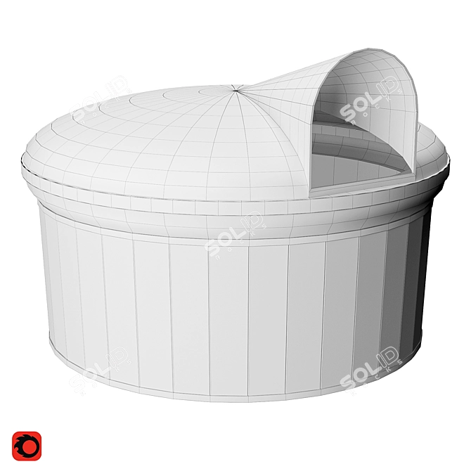 Eco-Friendly Waste Bin 3D model image 3