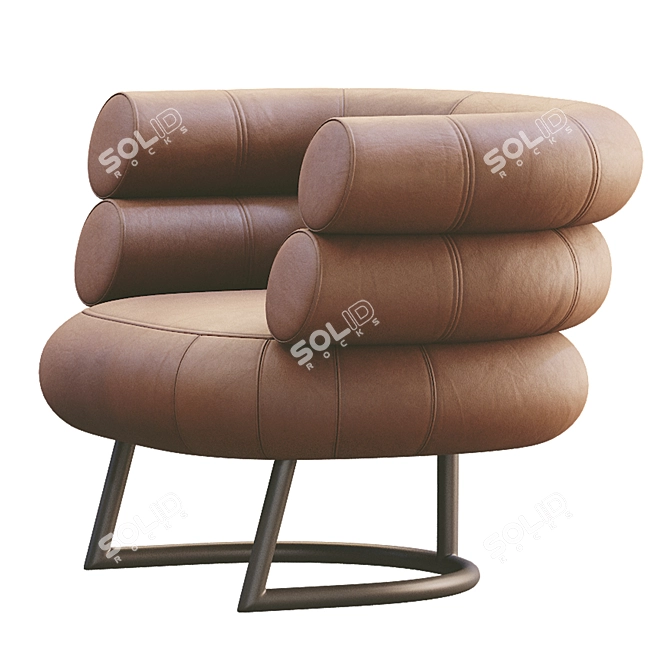 Bibendum Lounge Chair: 4-Color Version 3D model image 2
