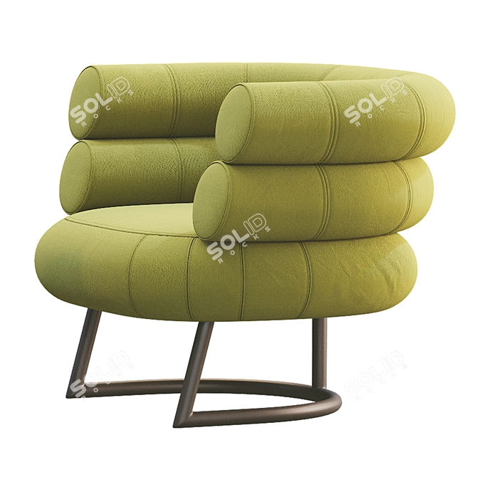 Bibendum Lounge Chair: 4-Color Version 3D model image 5