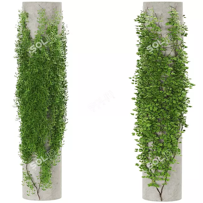 Lush Greenery Collection 3D model image 3