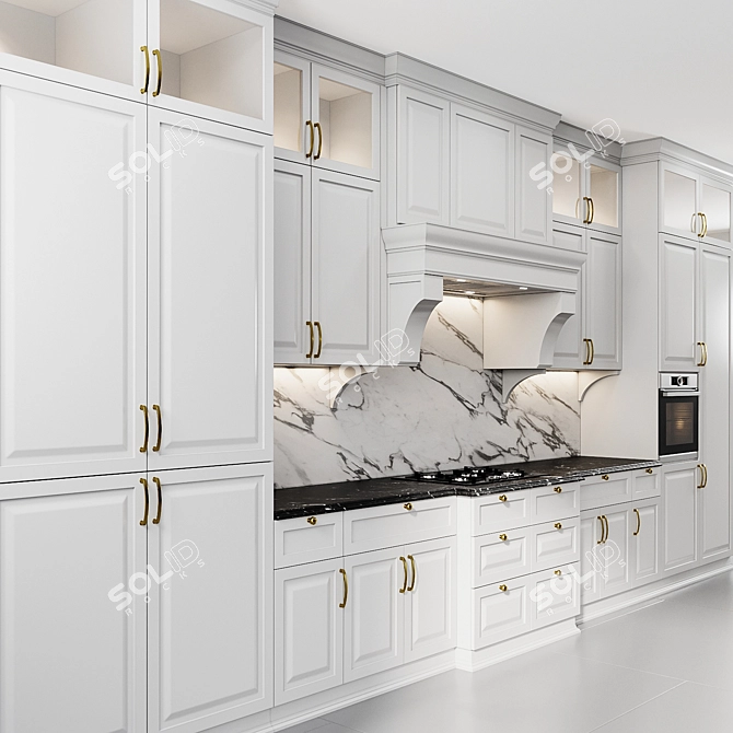 Vintage Kitchen Classic 2015 3D model image 4