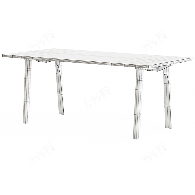 Modern Beam Table: Ariake 3D model image 3