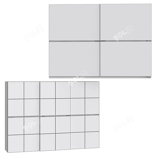 Bangkok Leather Wardrobes 3D model image 2