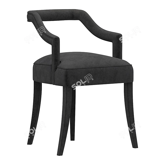 Elegant Dining Chair - OKA 3D model image 1