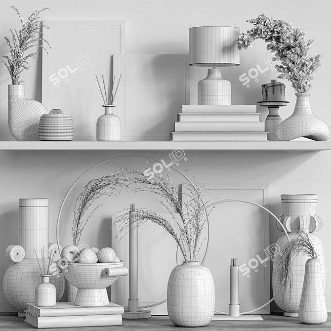Versatile Decorative Set 3D model image 6