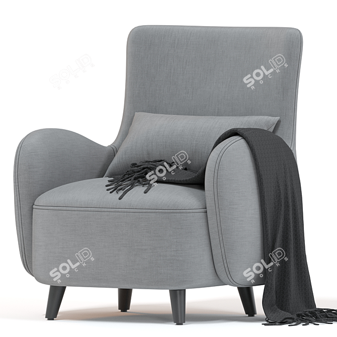 Modern Svante Chair 3D model image 1