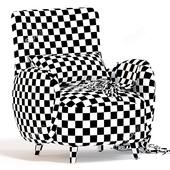 Modern Svante Chair 3D model image 3