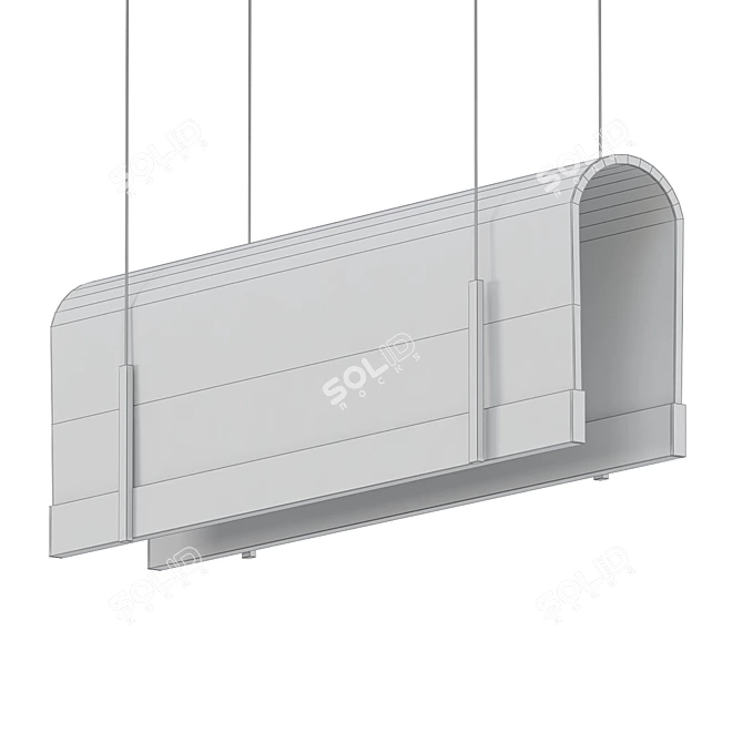  Illumina - Contemporary Hanging Lamp 3D model image 2