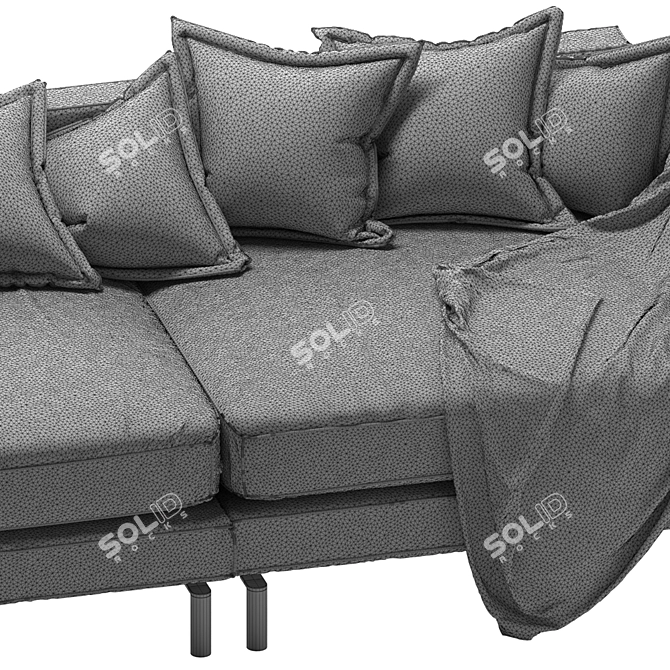 Serene Slumber Sofa 3D model image 9