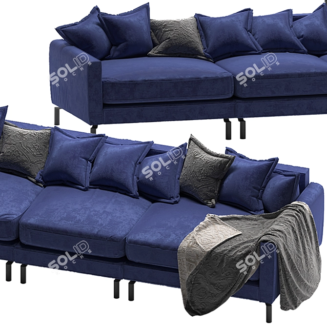 Serene Slumber Sofa 3D model image 11