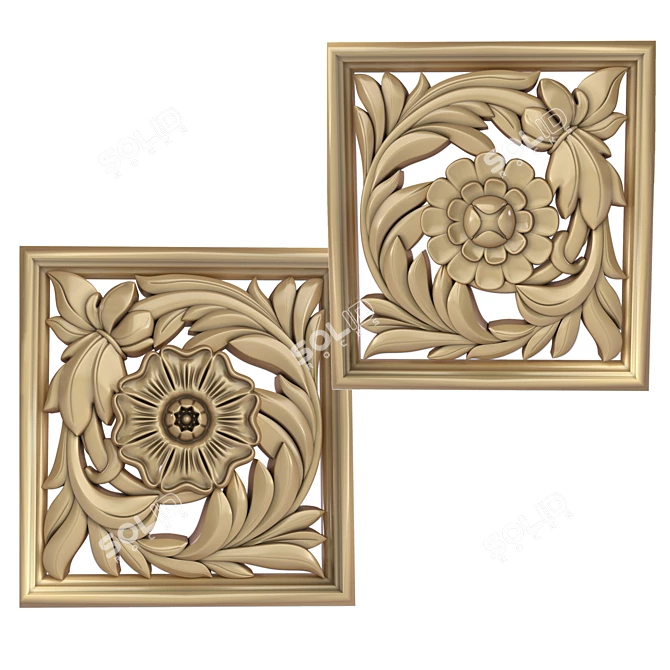 Decorative Panels Set 10: STL Files 3D model image 1