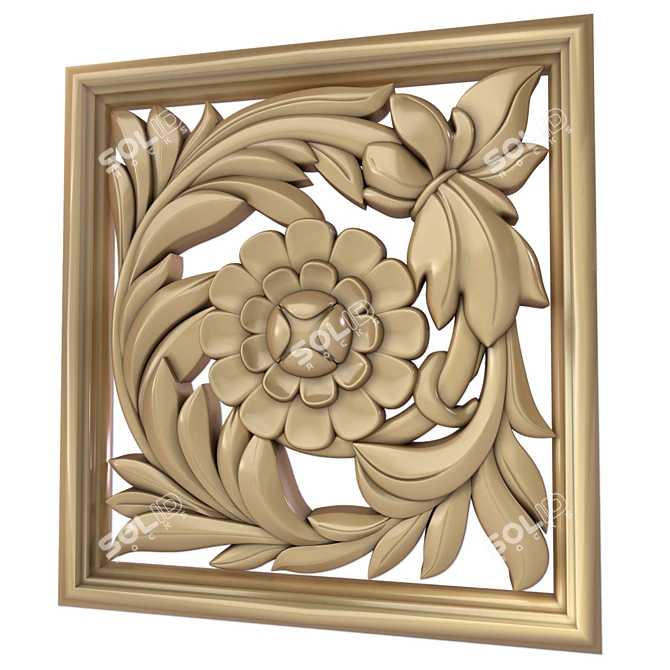 Decorative Panels Set 10: STL Files 3D model image 2