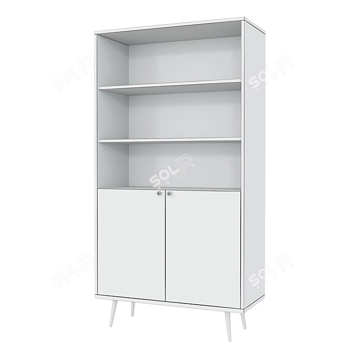 Scandinavian Style Rack with Doors: "Berber 3D model image 7