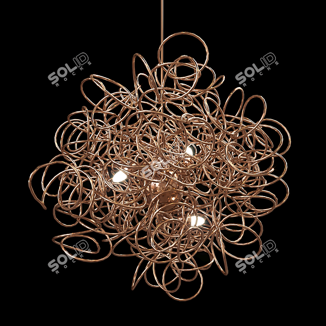 Modern Pendant Lamp ST-Luce SL787 3D model image 1