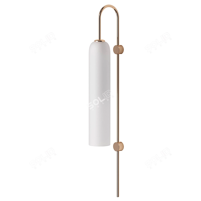 Floating Glow Wall Sconce 3D model image 1