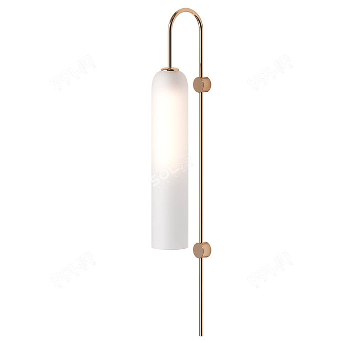 Floating Glow Wall Sconce 3D model image 2