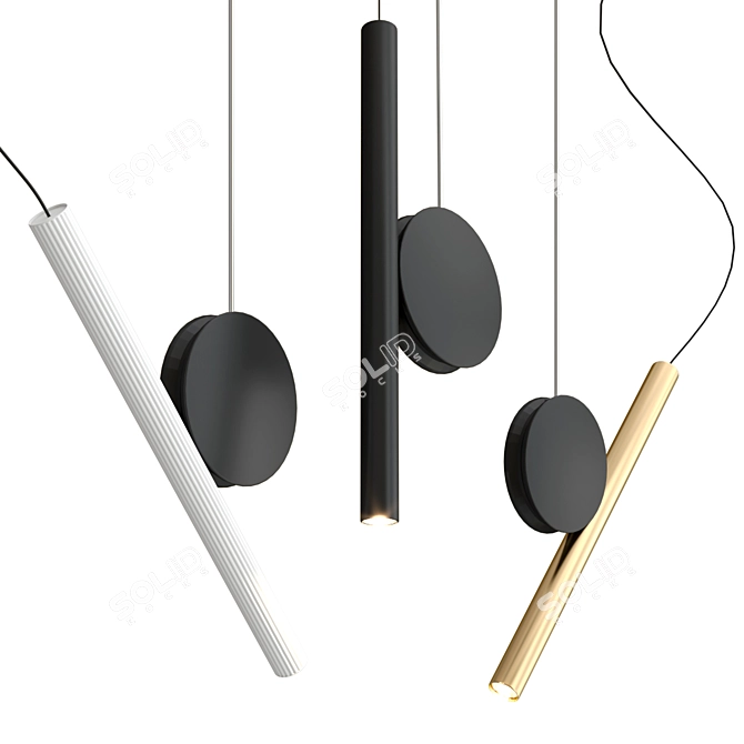 Modern Pendant Lighting: DOI By LUCEPLAN 3D model image 1