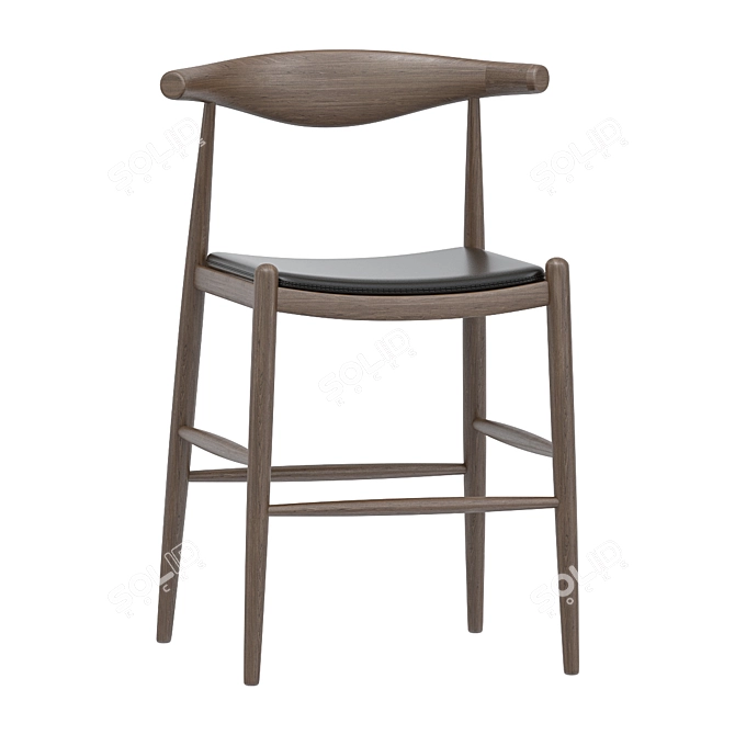 Elegant and Modern Maja Counter Stool 3D model image 1