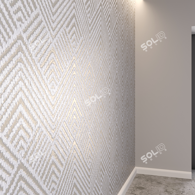 High-Quality Proportional Texture Wallpaper 3D model image 2