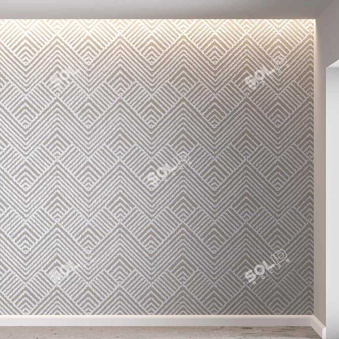 High-Quality Proportional Texture Wallpaper 3D model image 3