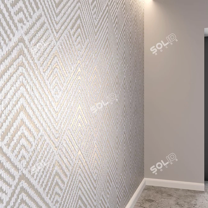 High-Quality Proportional Texture Wallpaper 3D model image 4