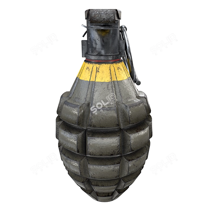 Ultimate MK2 Grenade Model 3D model image 2