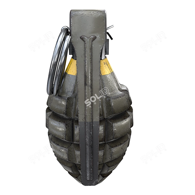 Ultimate MK2 Grenade Model 3D model image 3