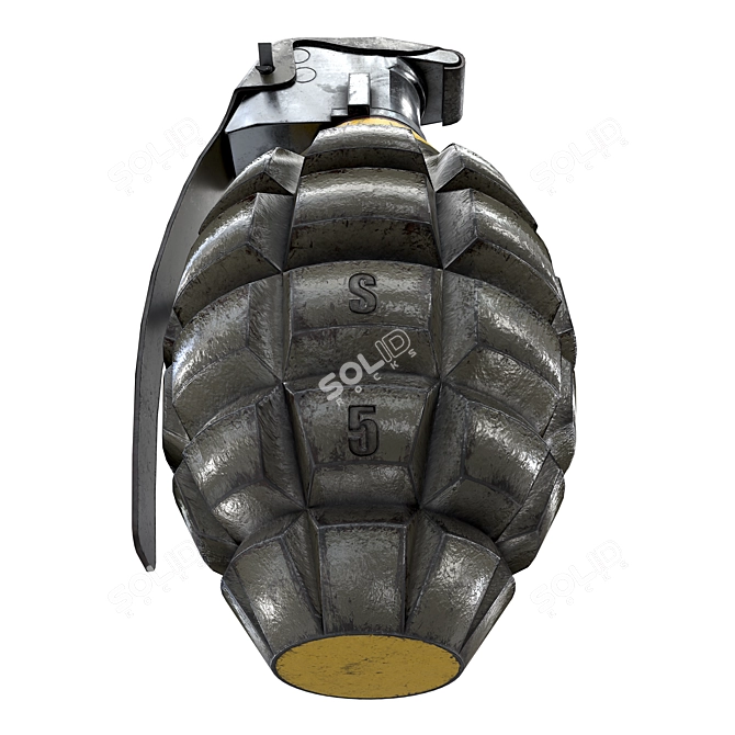 Ultimate MK2 Grenade Model 3D model image 5