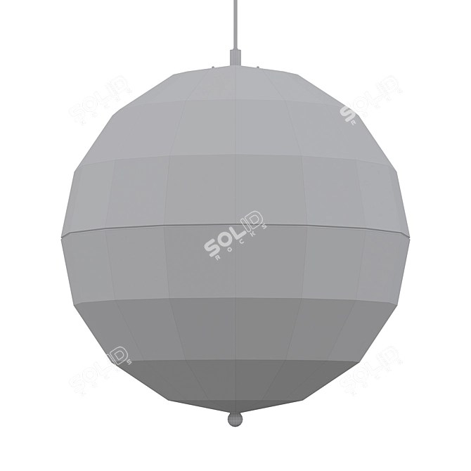 Celestial Sphere Hanging Light 3D model image 2