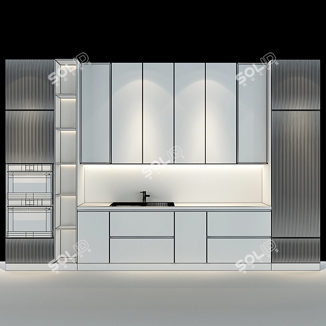All-In-One Kitchen Set 3D model image 2