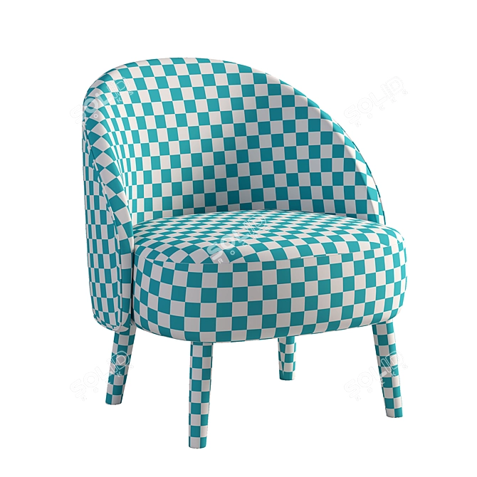 Ginger Chair: Stylish Seating Solution 3D model image 2