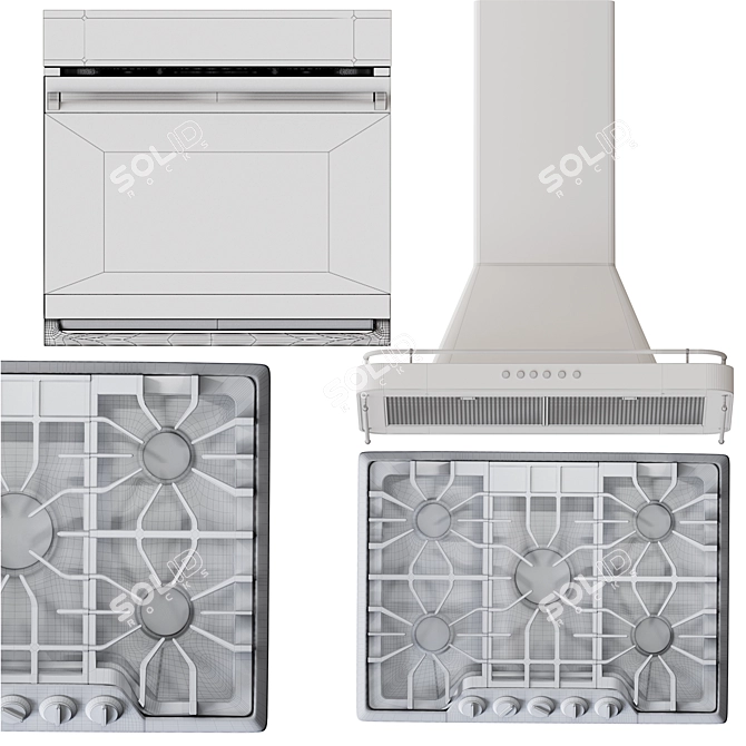 Ikea Kitchen Appliance: Simplify Your Cooking 3D model image 3