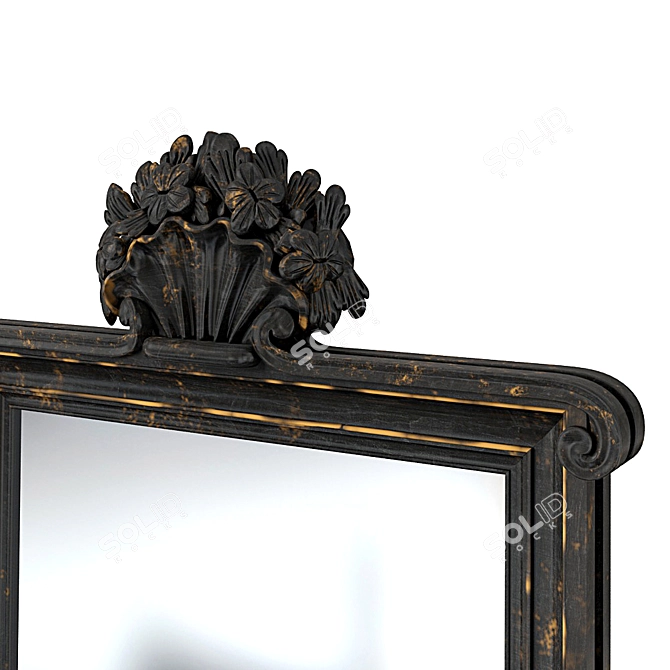 Roberto Giovannini Flower Mirror 3D model image 3