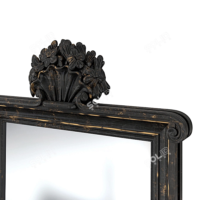 Roberto Giovannini Flower Mirror 3D model image 6