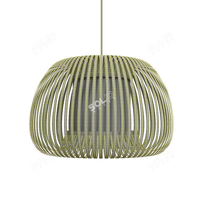 Title: Magnetic Glow Pendant Light 3D model image 4