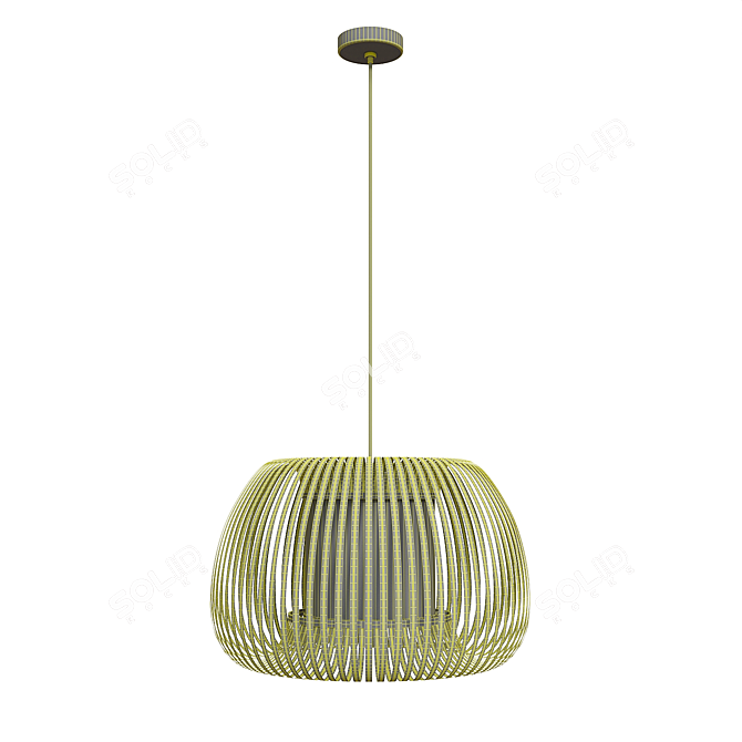 Title: Magnetic Glow Pendant Light 3D model image 6