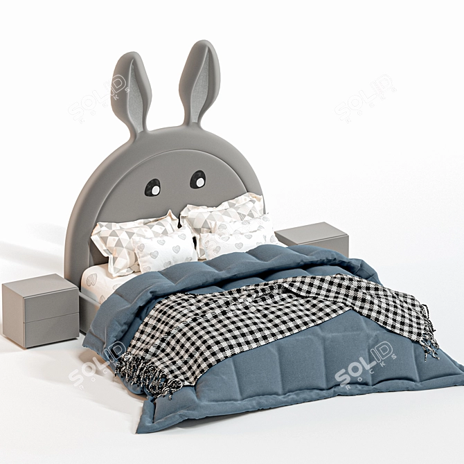 Cozy Rabbit Haven 3D model image 1