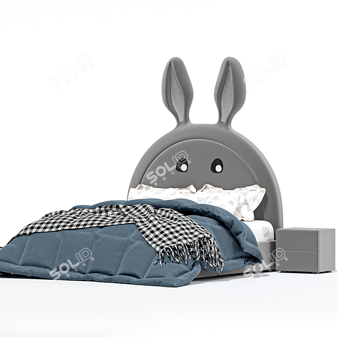 Cozy Rabbit Haven 3D model image 2