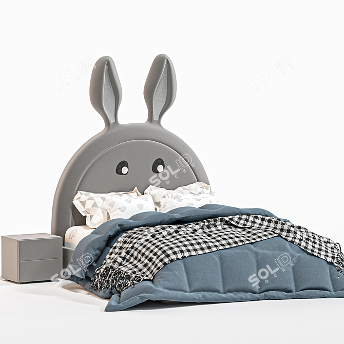 Cozy Rabbit Haven 3D model image 3