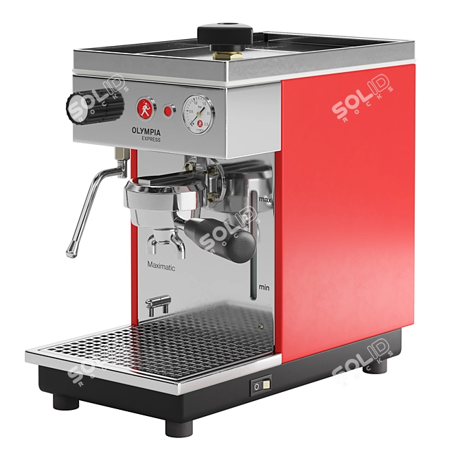 Swiss Precision Espresso Machine 3D model image 1