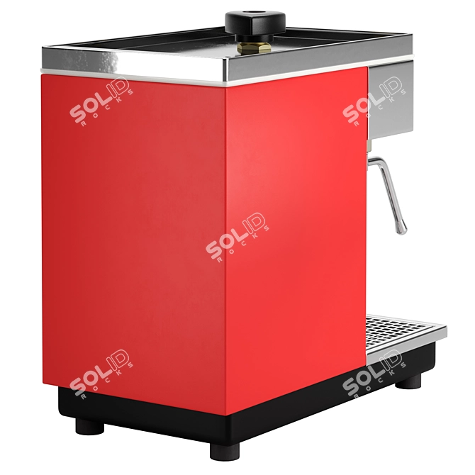 Swiss Precision Espresso Machine 3D model image 4